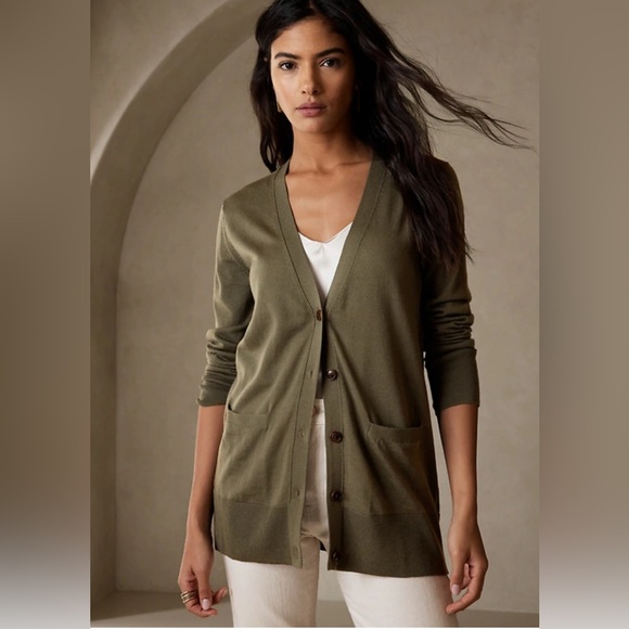 Banana Republic Orla Merino Long Cardigan - Picture 1 of 9